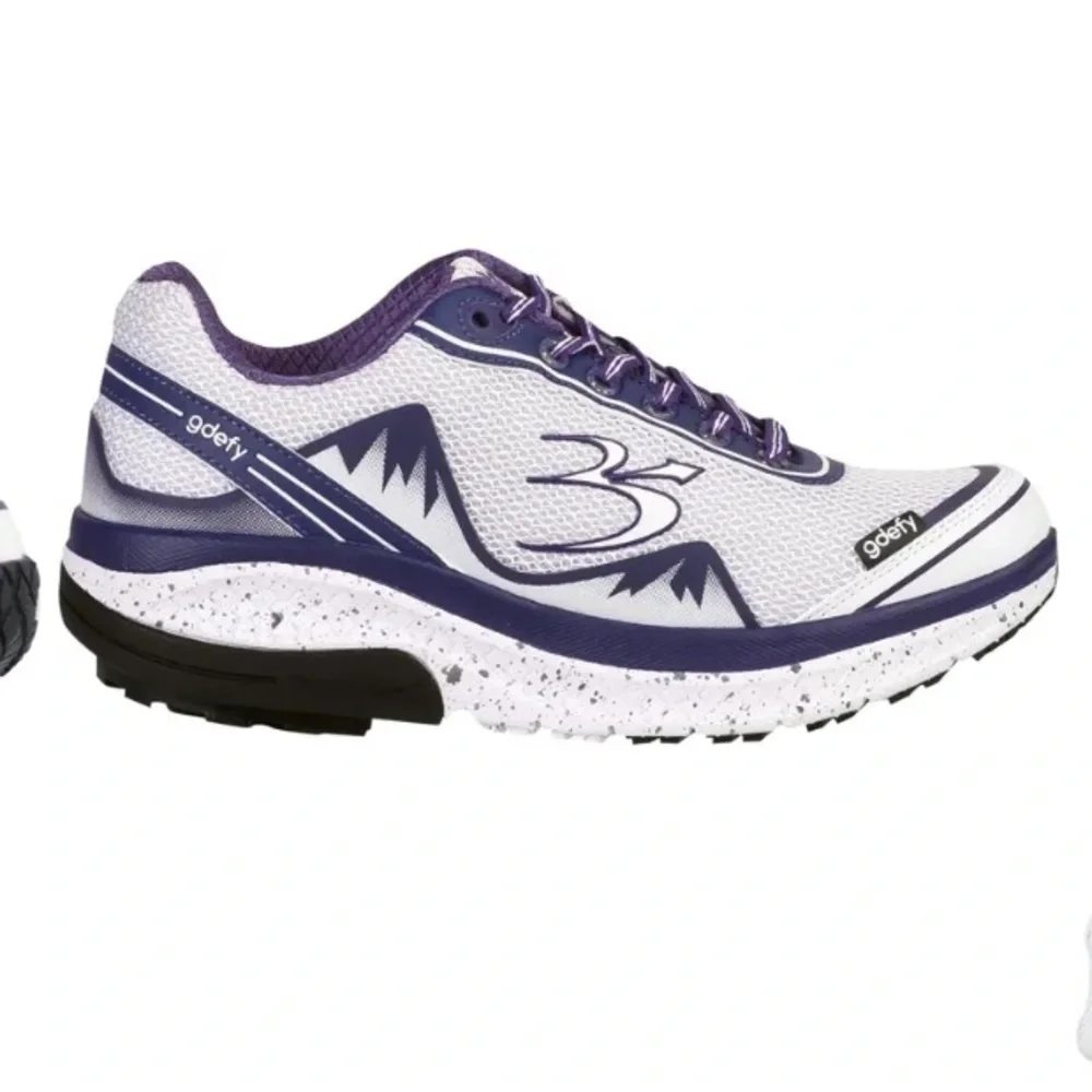 Gravity Defyer Women's Mighty Walk Athletic Shoes Purple White
